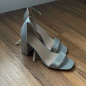 Kelly & Katie size 8.5 silver heels